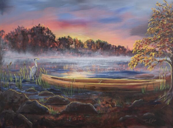 Corey’s Canoe — Canvas print